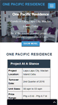 Mobile Screenshot of onepacificresidencecebu.com